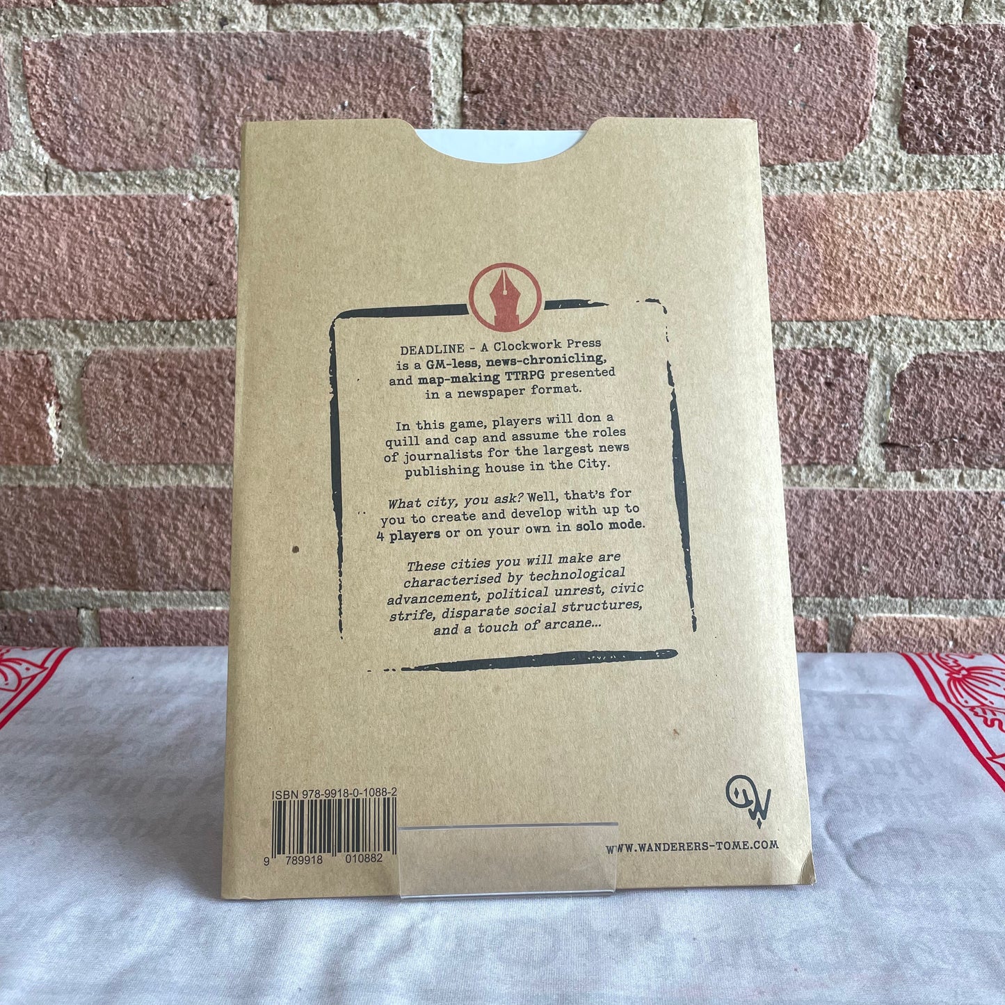 Deadline: a news-chronicling & map-making game