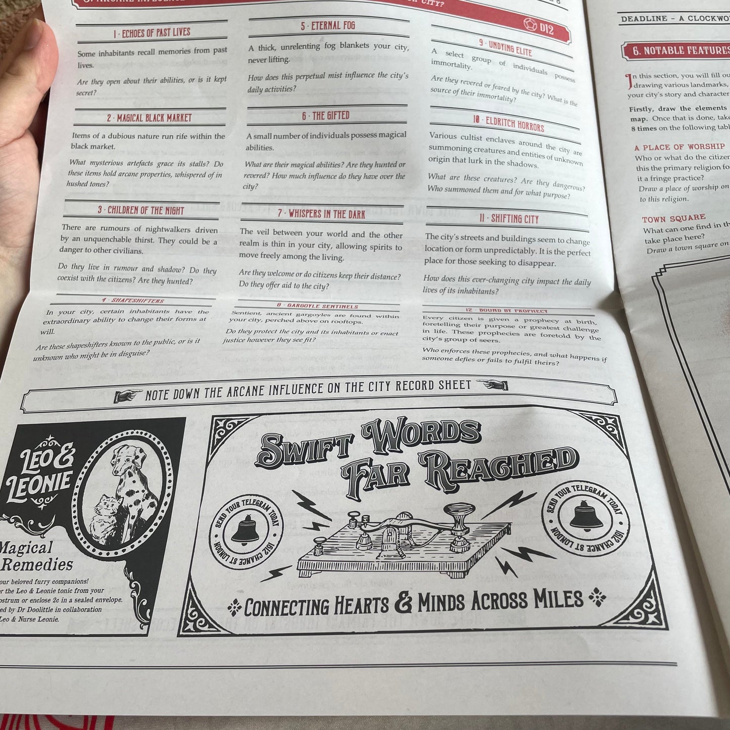 Deadline: a news-chronicling & map-making game