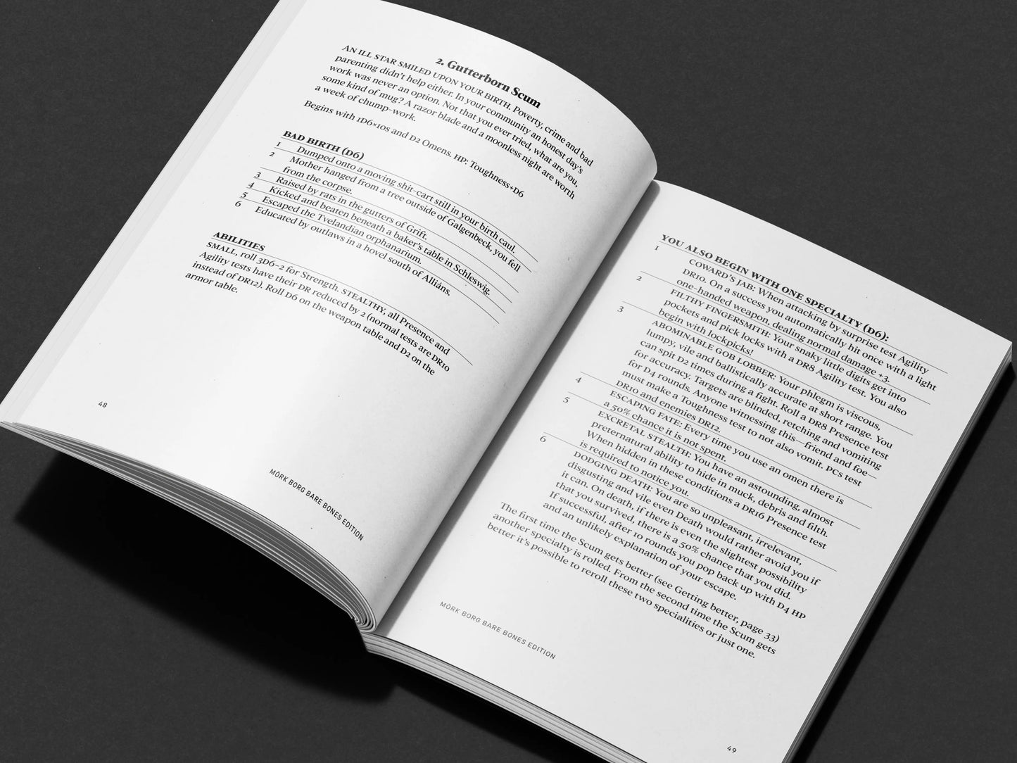MÖRK BORG: BARE BONES EDITION