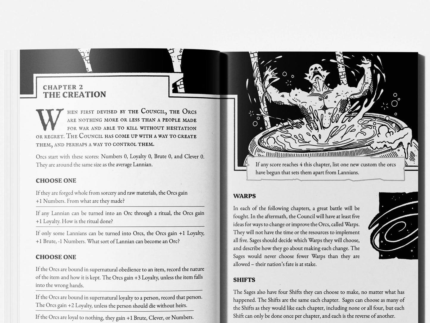 Dawn of the Orcs: Orc-building Fantasy TTRPG
