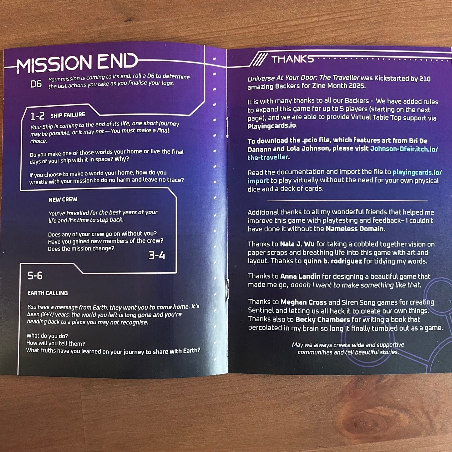 Universe at Your Door: The Traveller