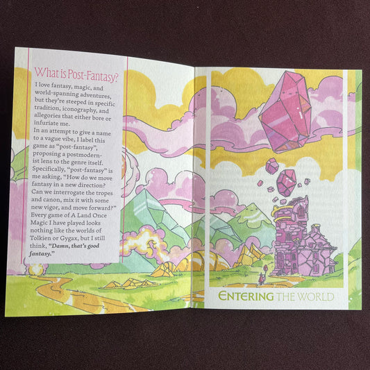 A Land Once Magic- a conversational post-fantasy worldbuilding TTRPG