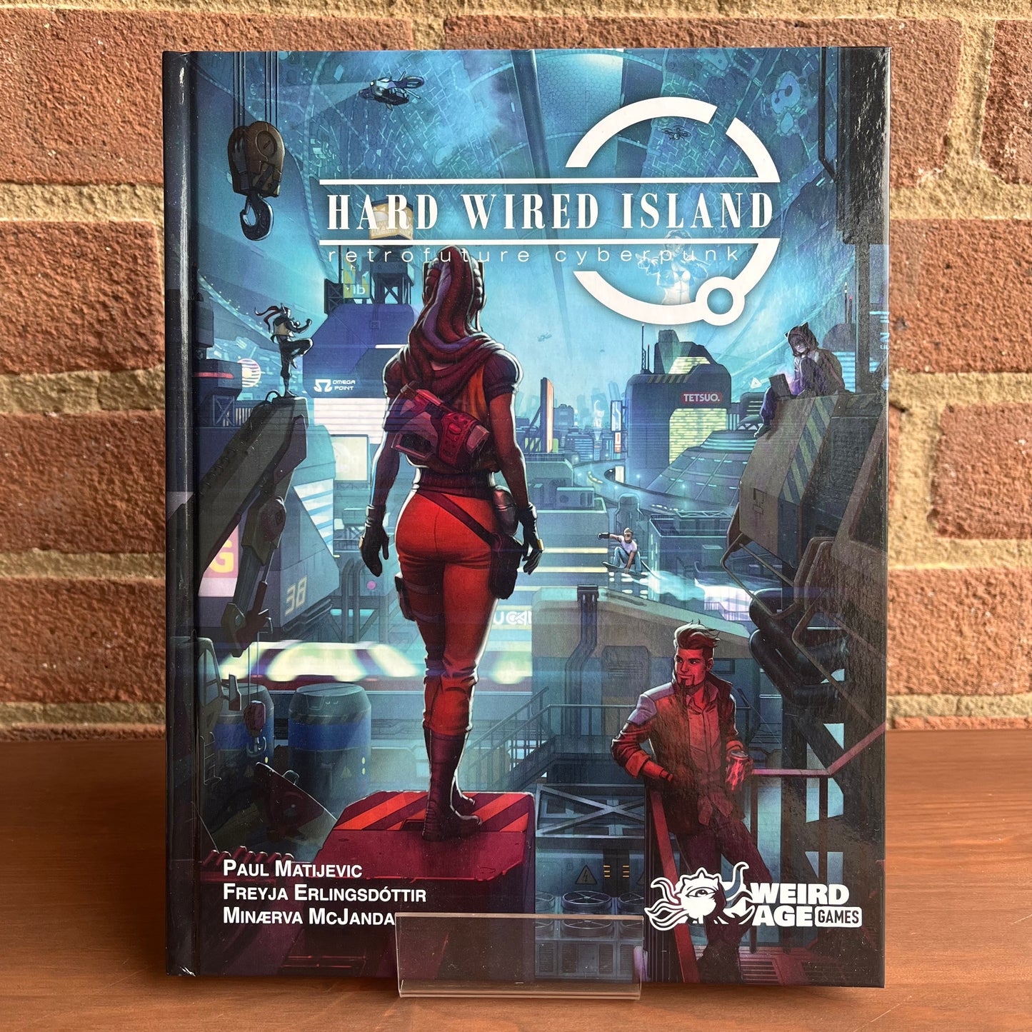 Hard Wired Island - retrofuture cyperbunk